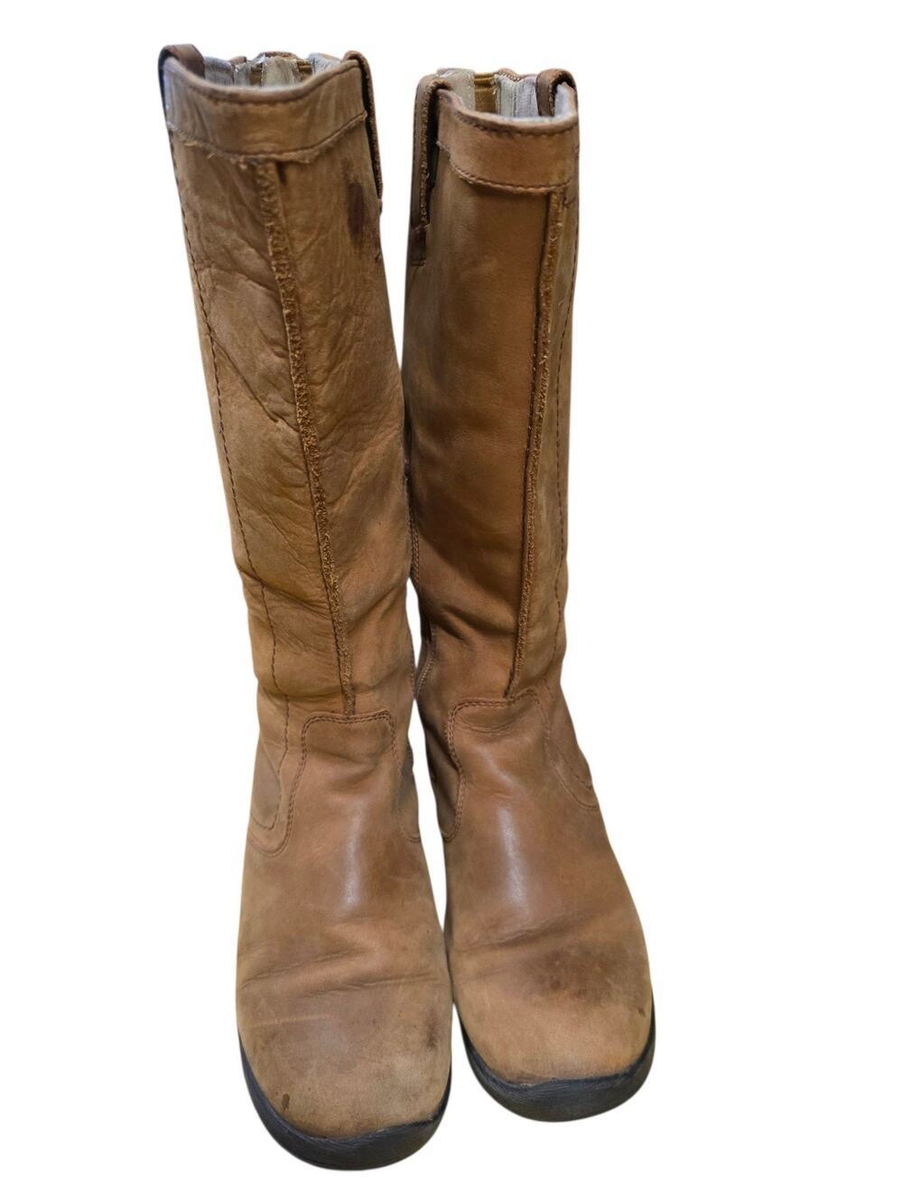 Keen Tiretread Riding boots Size 8 Outdoor Tan Brown Leather